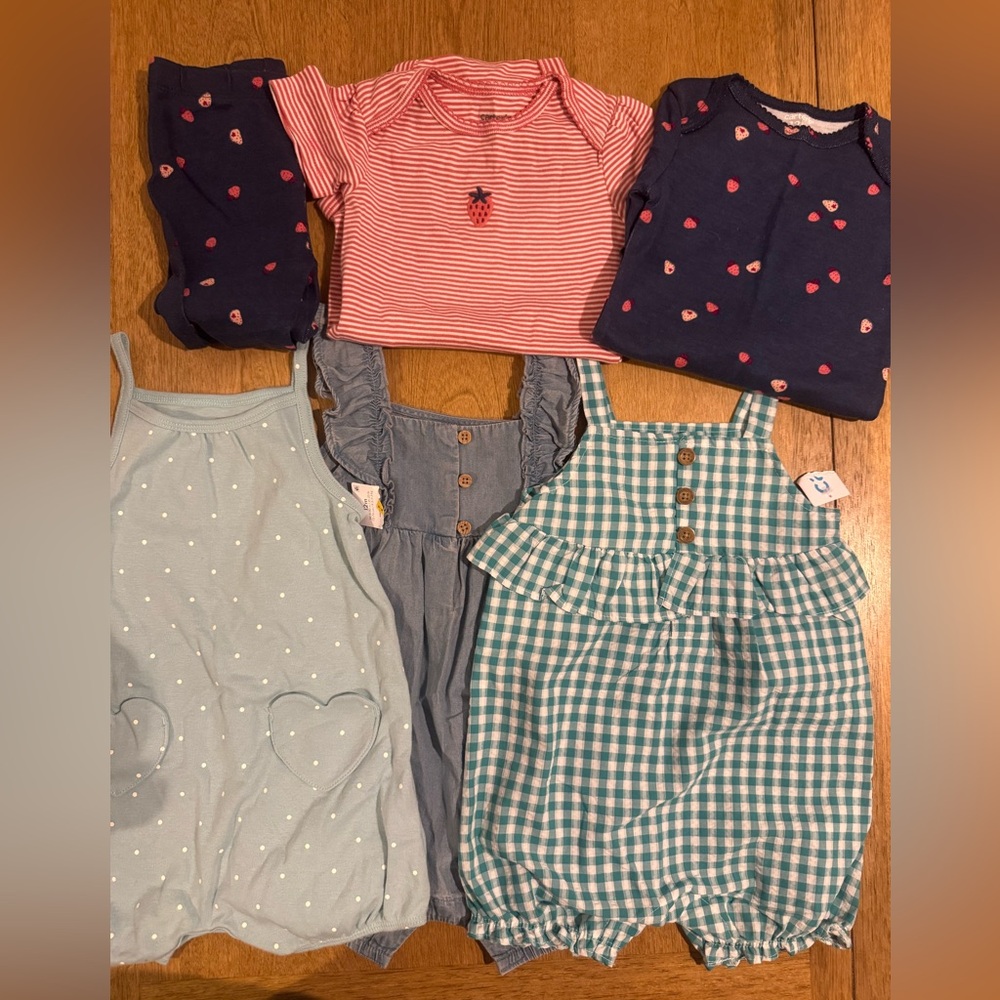 Bundle of baby girl clothes (12 months)
